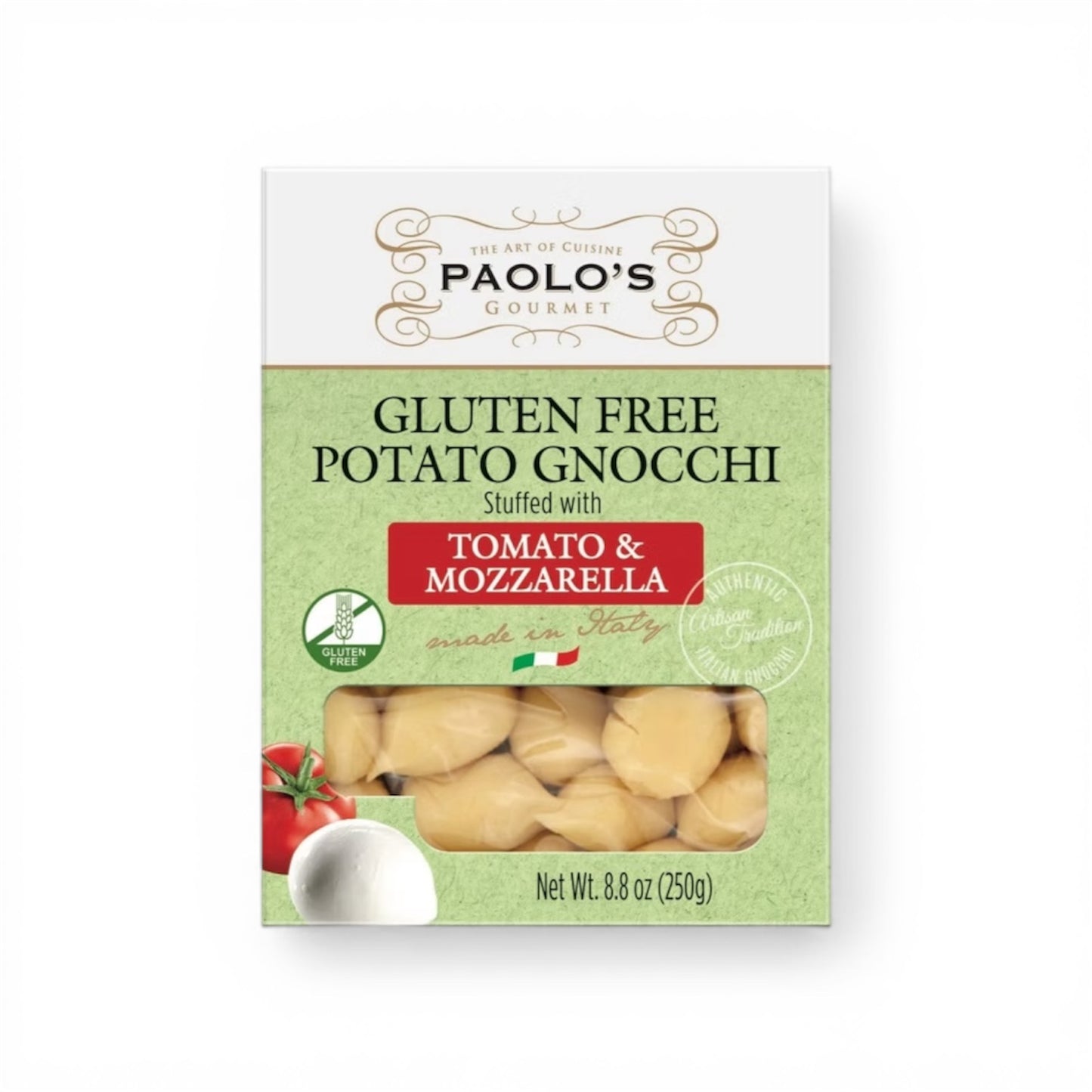 Gnocchi Gf Stuffed with Tom. & Mozzarella