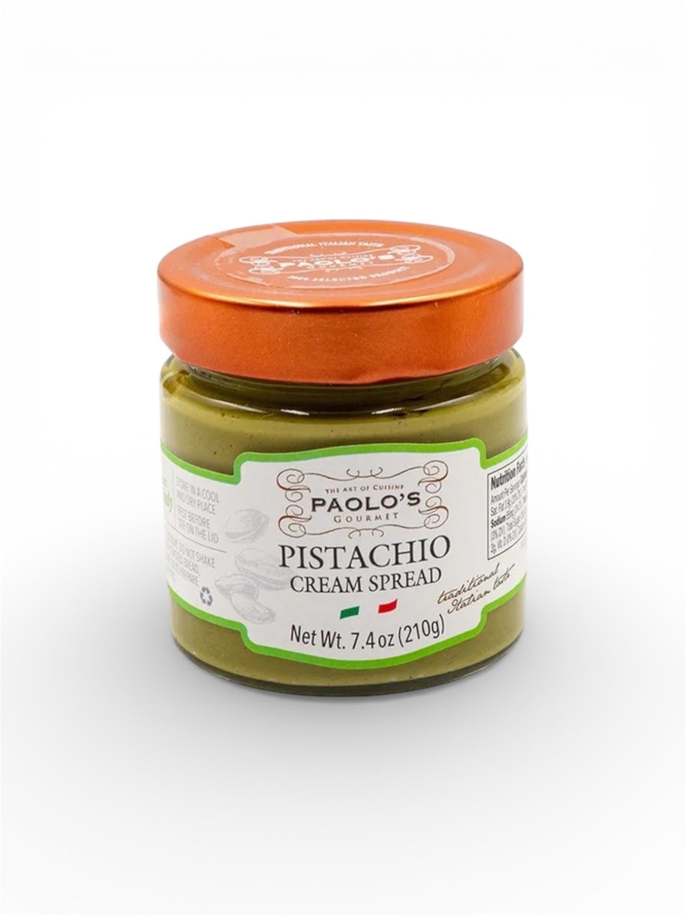 Paolo Pistachio Cream Spread – 7.4 oz